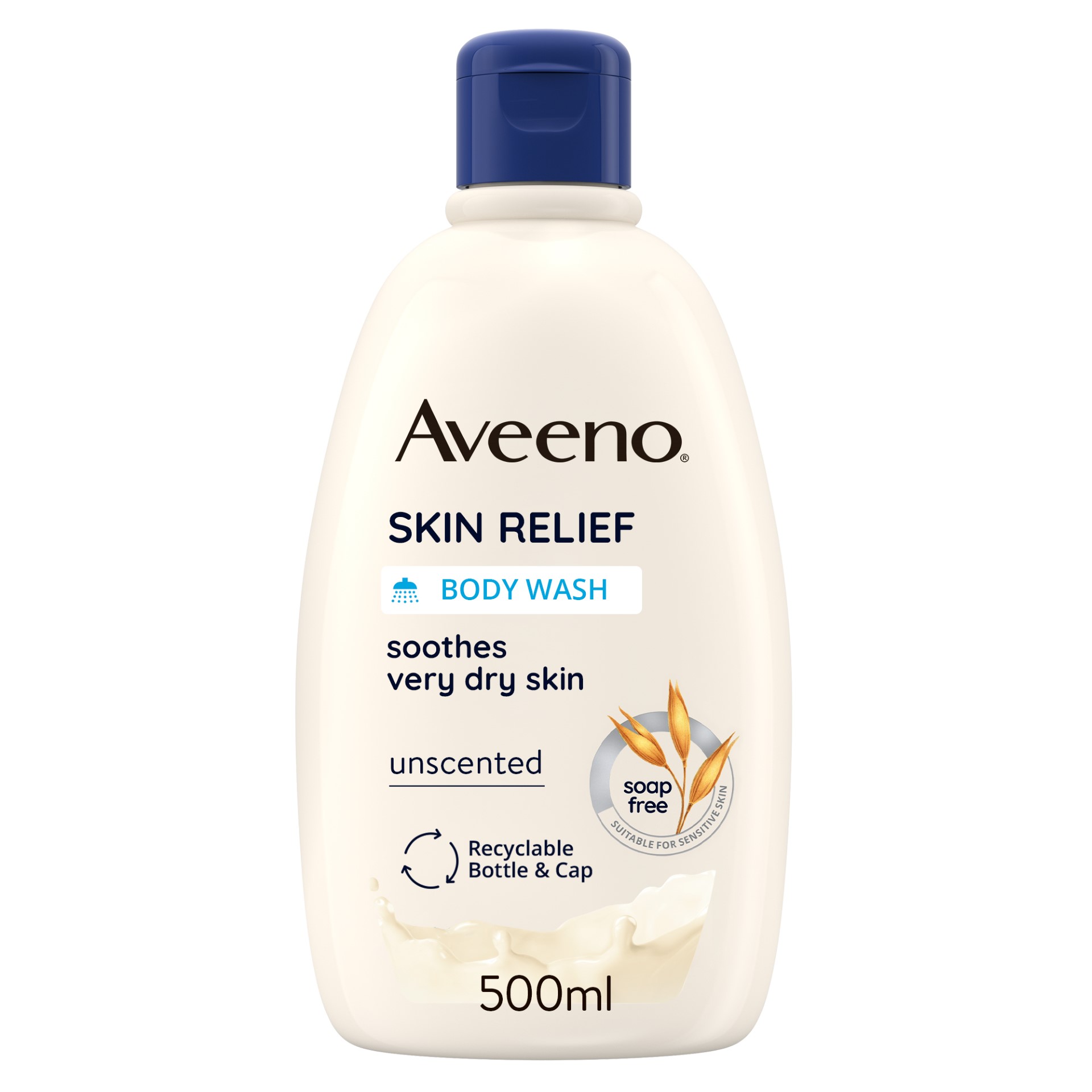 Aveeno Skin Relief Bagnodoccia Pelle Molto Secca E Sensibile Formula Vegana 500ml