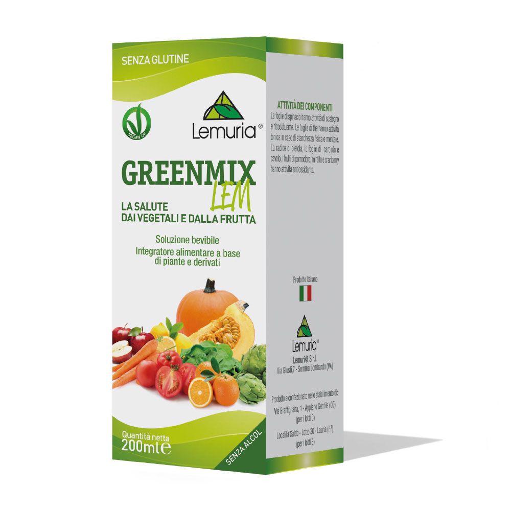 Lemuria Greenmix Lem Integratore Anti ossidante 200ml