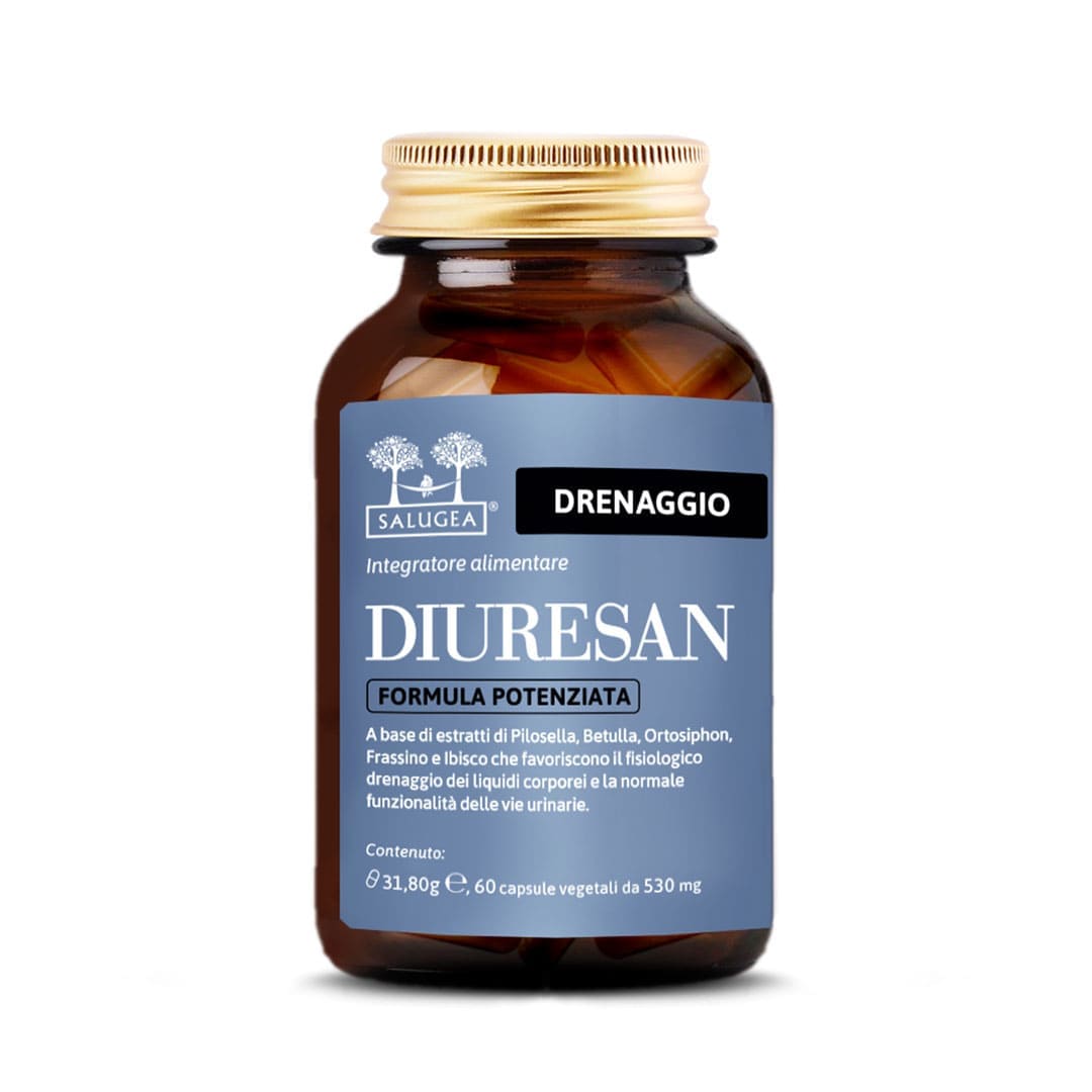 Salugea Diuresan Formula Potenziata Drenaggio Dei Liquidi 60 Capsule