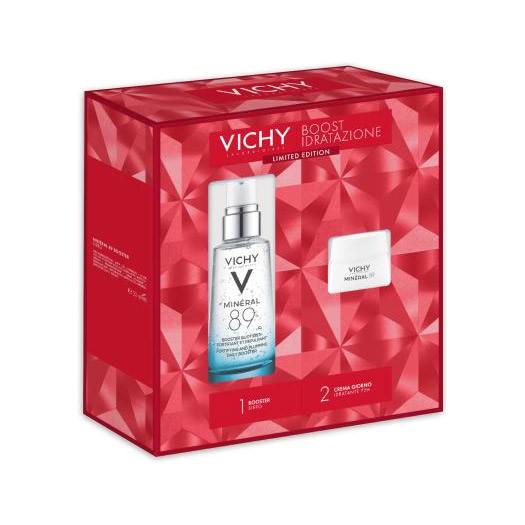 Vichy Mineral 89 Cofanetto Booster Siero E Crema Idratante
