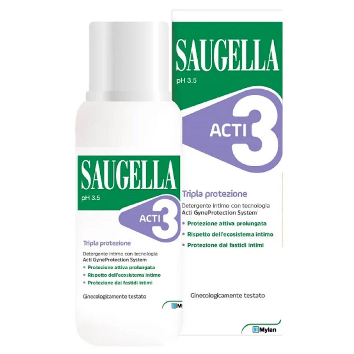 Saugella Acti3 Detersione intima 500ml