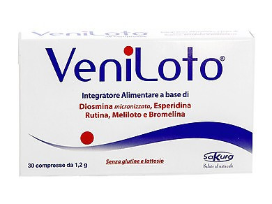 Veniloto Integratore Base Di Flavonoidi E Bromelina 30 Compresse