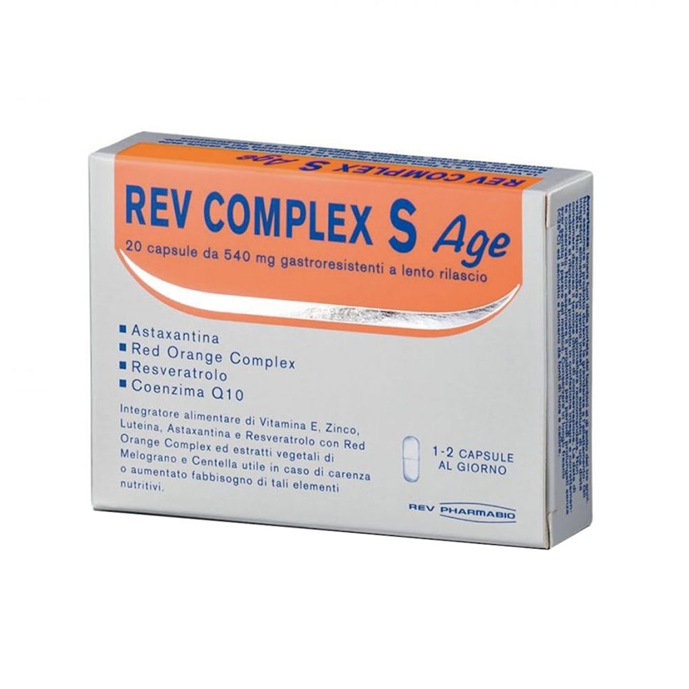 Rev Complex S Age Integratore Antietà 20 Capsule