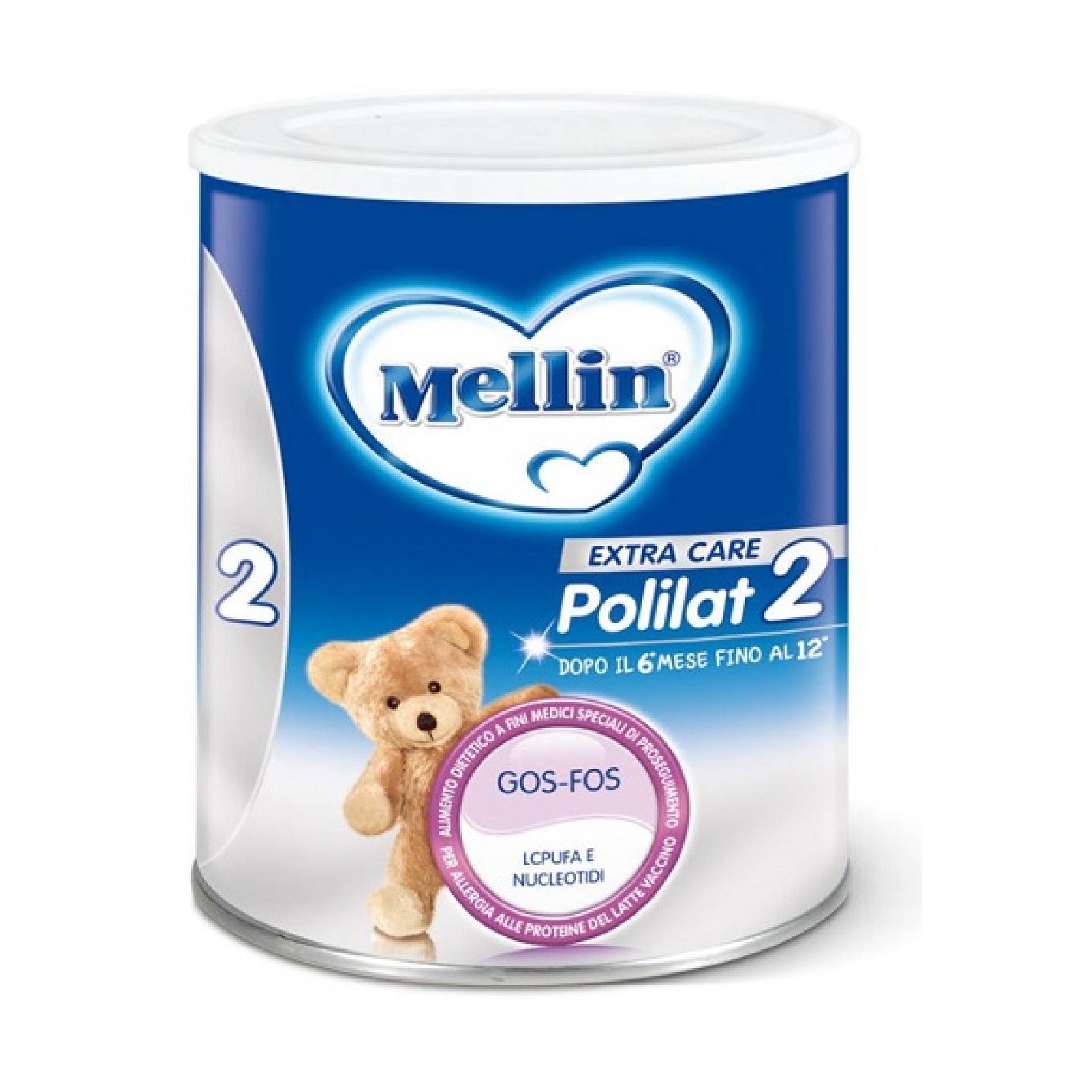 Mellin Extra Care Polilat 2 Latte Polvere Dai 6 Ai 12 Mesi 400g