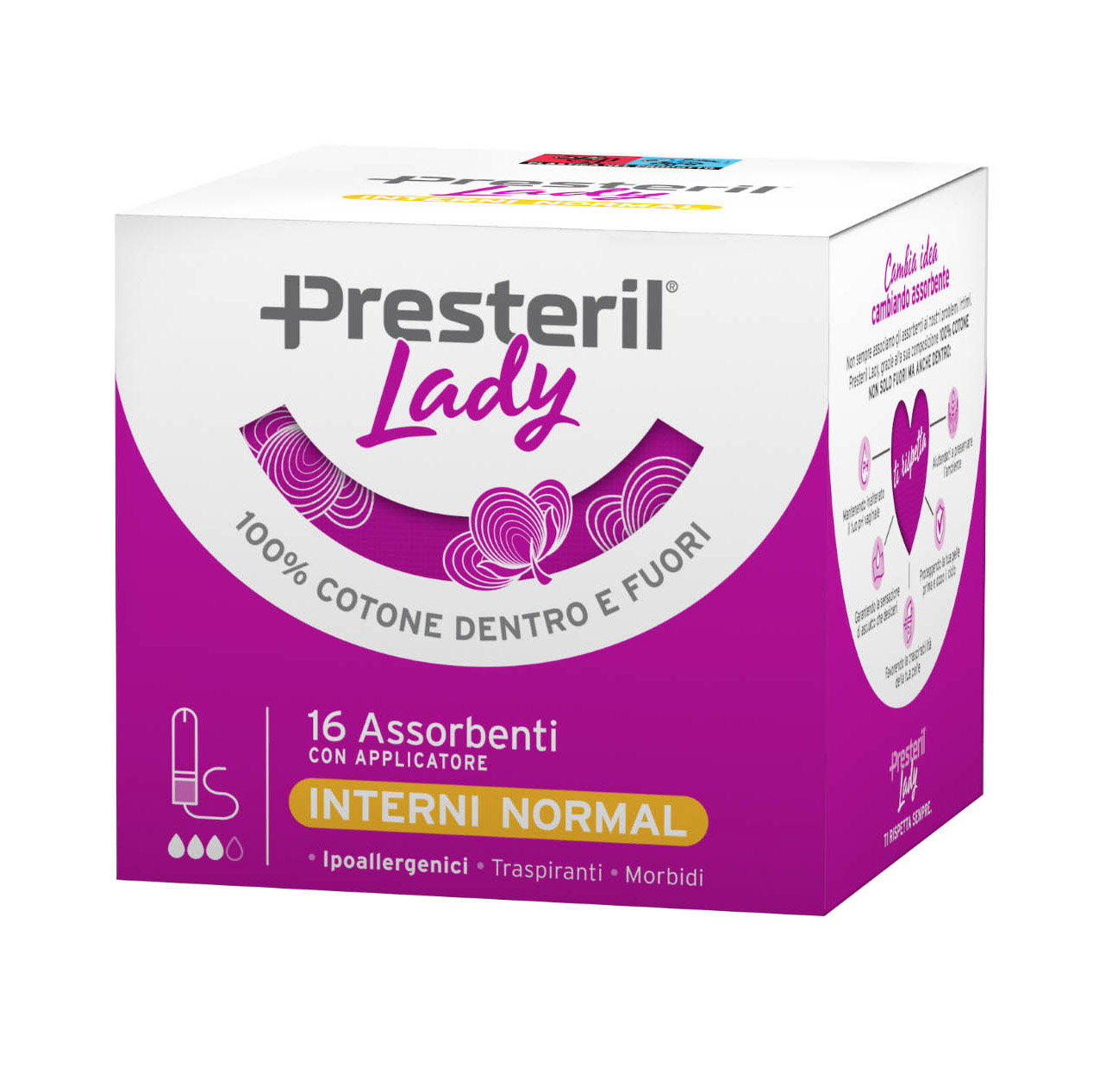 image - 923139543 - LADY PRESTERIL ASSORBENTI INTERNI NORMAL 16 PEZZI - 7872182_4.jpg