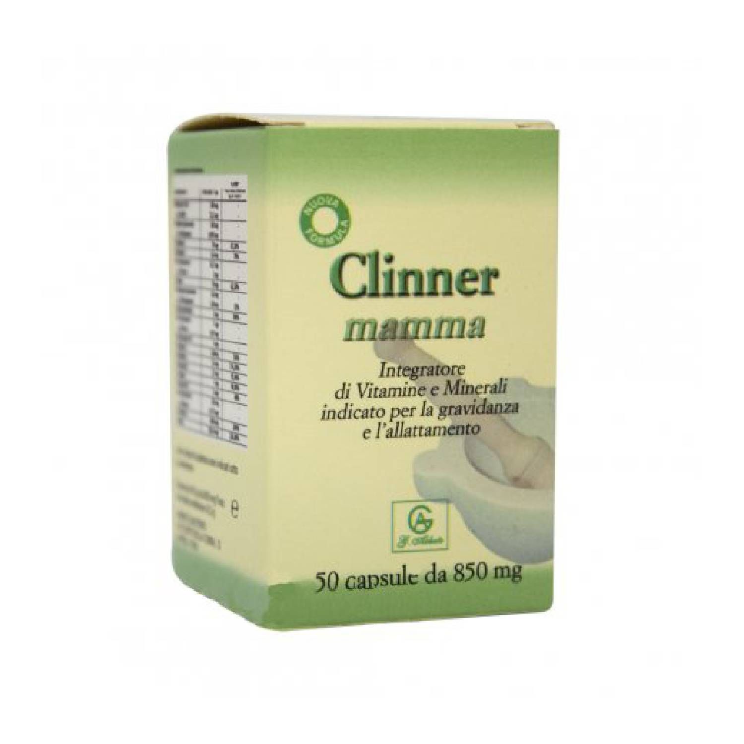 Clinner Mamma Integratore Gravidanza E Allattamento 50 Capsule