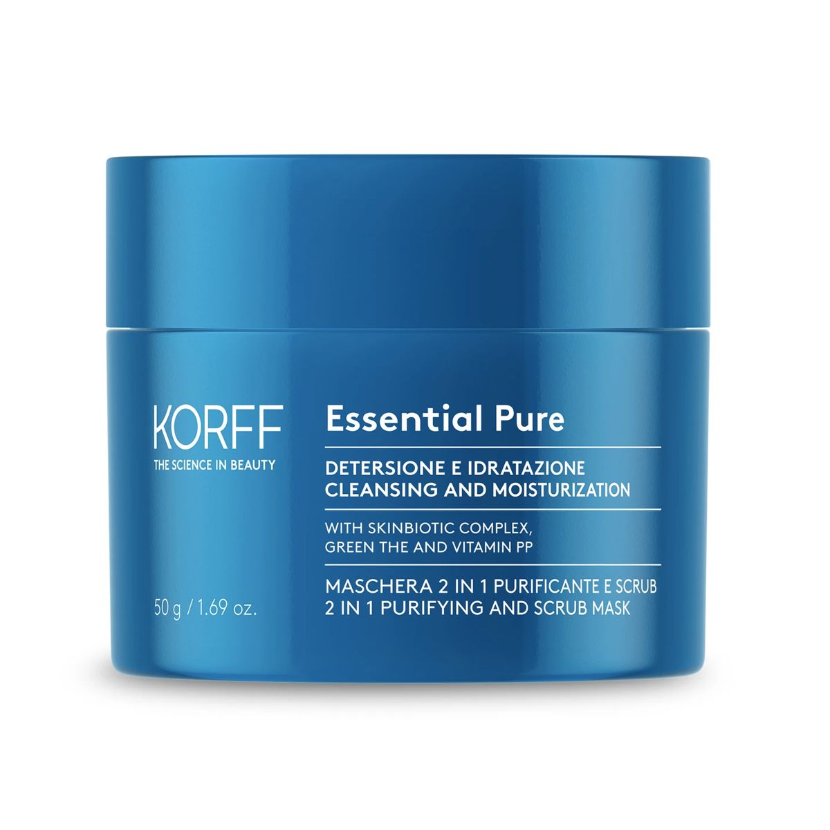 Korff Essential Maschera 2 In 1 Purificante E Scrub 50ml