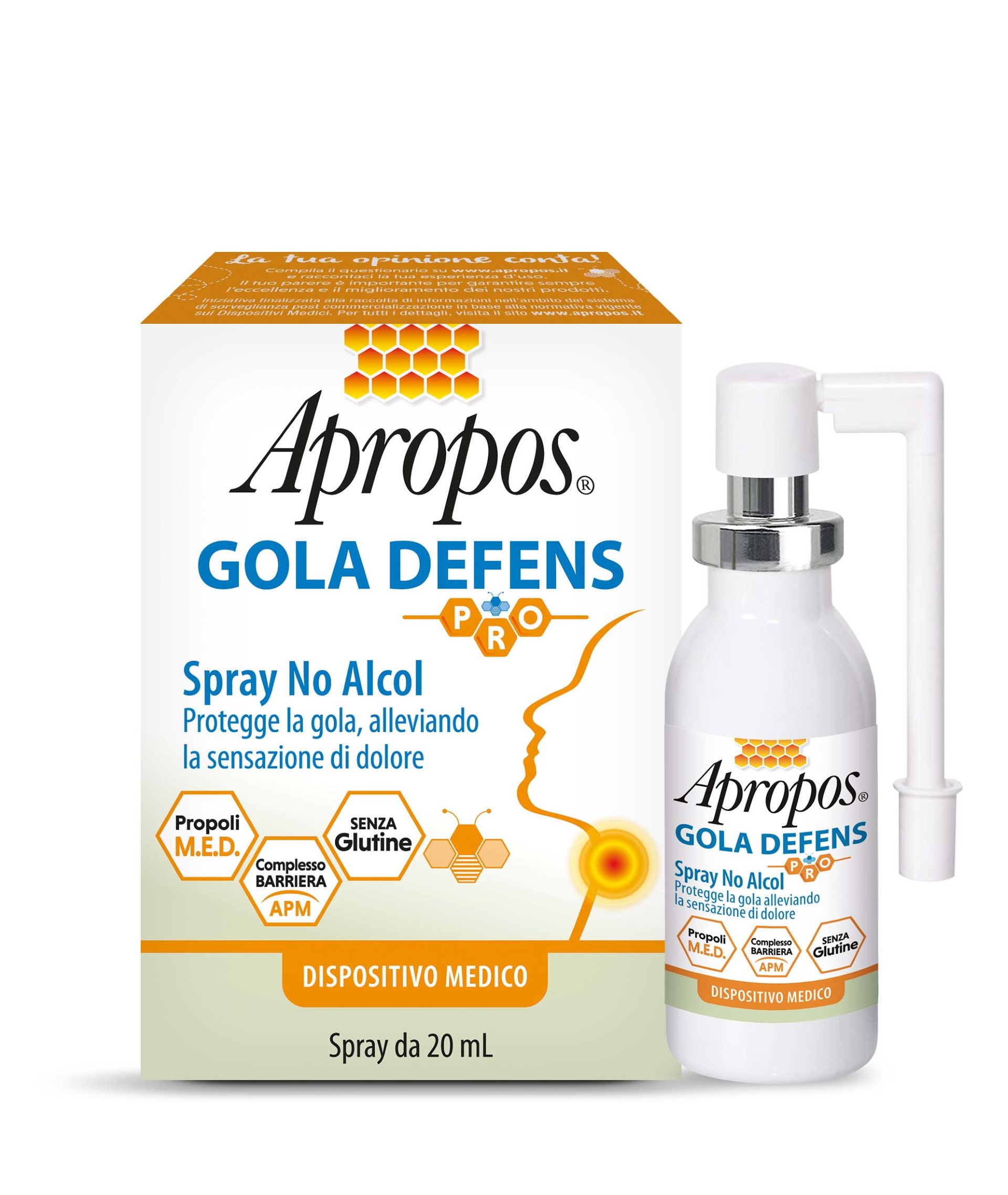 Apropos Gola Defens Pro Spray Gola No Alcool 20ml