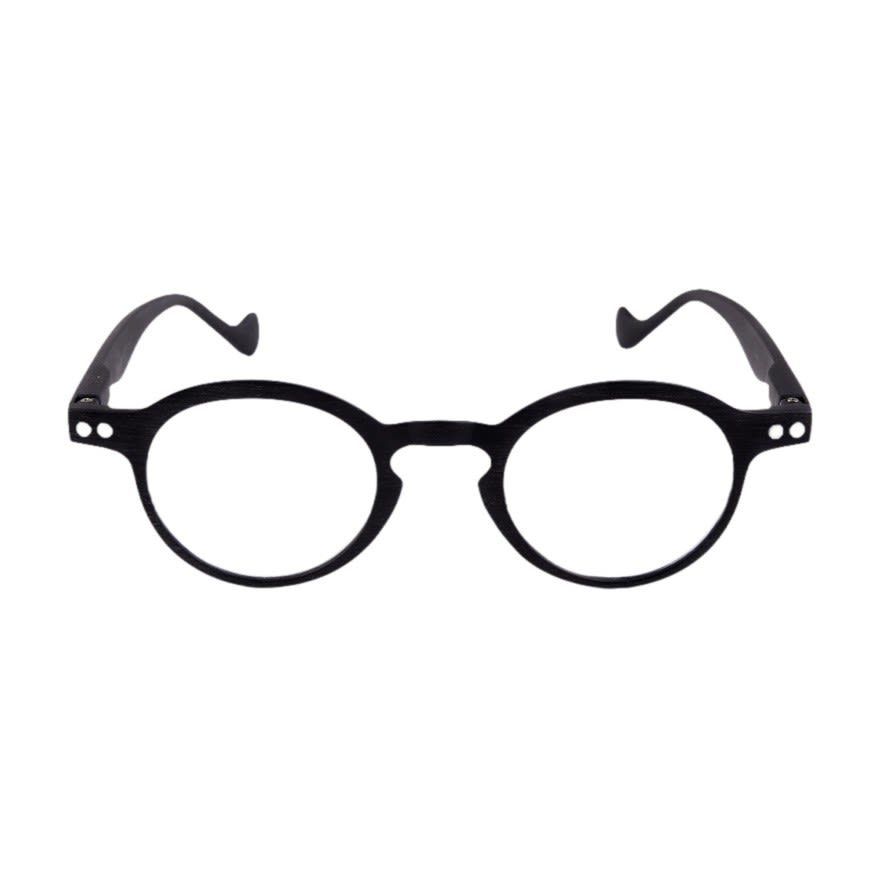 image - 941183129 - Occhiale da lettura con montatura effetto legno nero, ideale per migliorare la visione da vicino e la lettura di piccoli caratteri. - 4875125_2.jpg