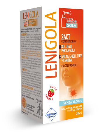 Lenigola Spray Junior Integratore Benessere Gola 20ml