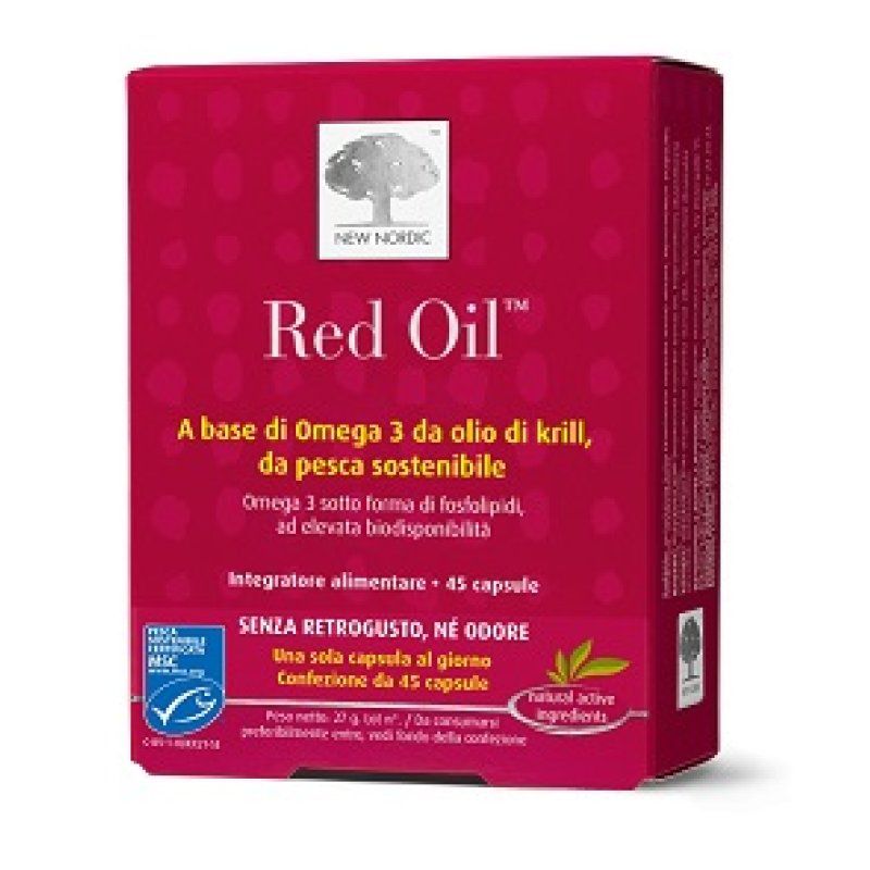 Red Oil Integratore controllo livello colesterolo 45 Capsule