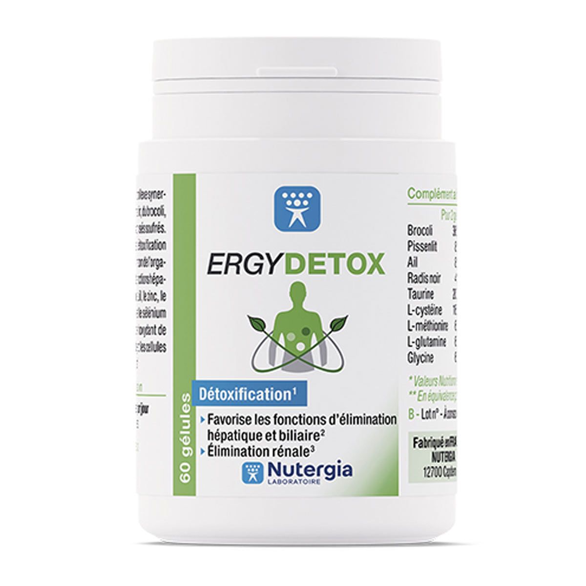 Ergydetox integratore salute intestinale E Fegato 60 Capsule