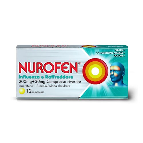 034246013 - NUROFEN INFLUENZA E RAFFREDDORE*12 cpr riv 200 mg + 30 mg - 1841378_7.jpg