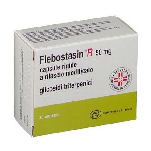 image - 028424012 - Flebostasin R 50mg contiene estratto secco di semi di ippocastano ed è indicato per sintomi di insufficienza venosa e fragilità capillare. - 7875803_2.jpg