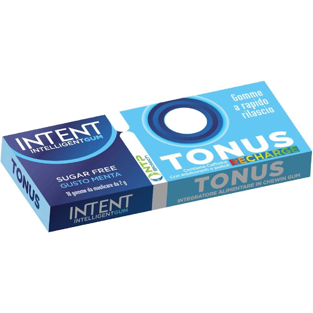 940372889 - Intent Intelligent Gum Tonus Recharge Integratore di caffeina 10 chewing gum - 4724938_1.jpg