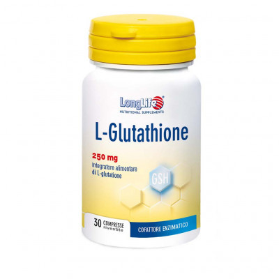 Longlife L-glutathione Integratore Anti ossidante 30 Compresse