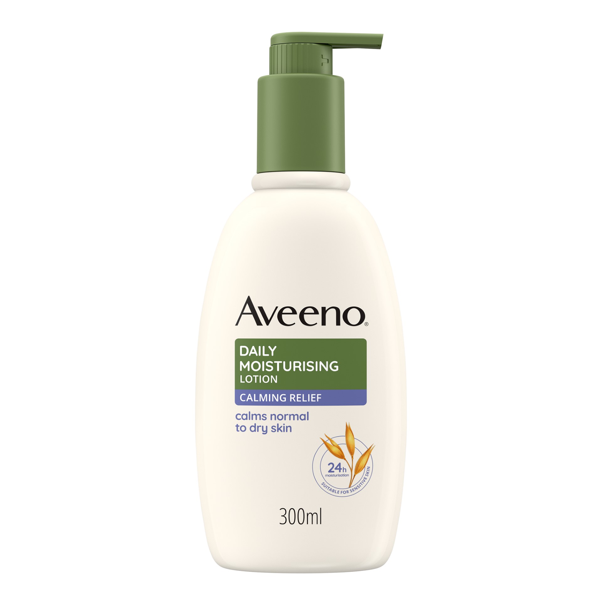 Aveeno Crema Idatante Corpo Aroma Di Lavanda Pelle Sana Ed Elastica Con Pump 300ml