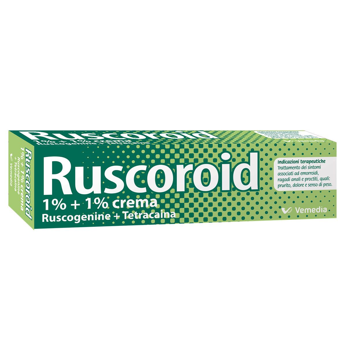 Ruscoroid 10mg/g + 10mg/g Crema Rettale 40g