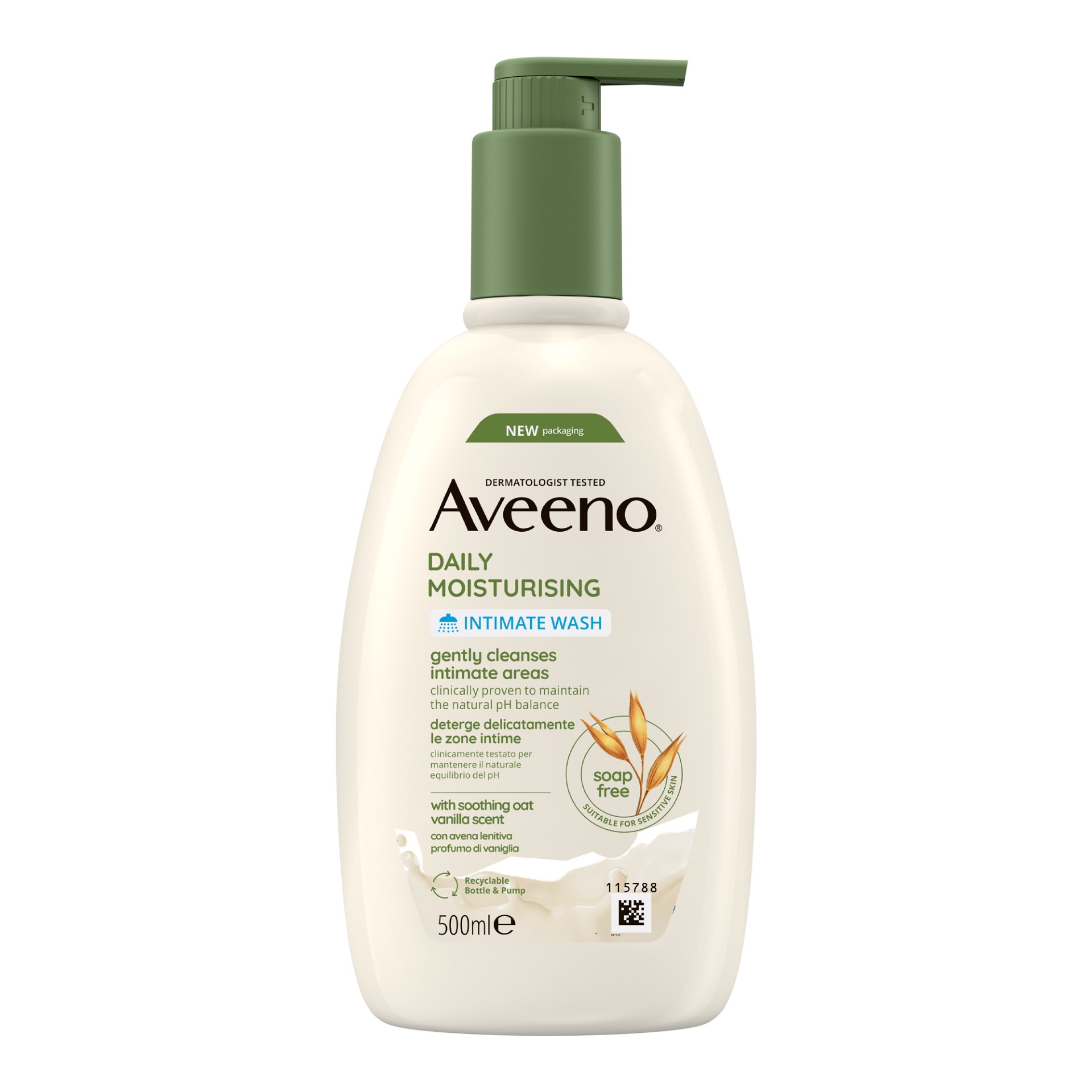 Aveeno Detersione intima Idratante Con Avena Colloidale Extra Delicato 500ml