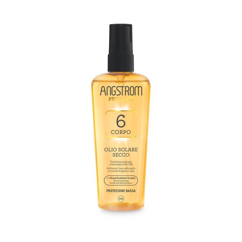 Angstrom olio protezione solare Secco Spf6 150ml