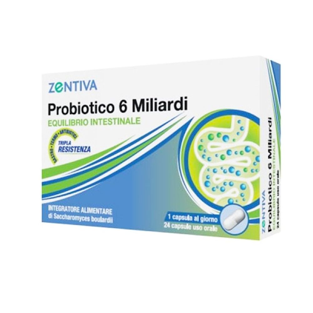 image - 976907004 - Zentiva Probiotico 6 miliardi Integratore intestino 24 capsule - 4733881_2.jpg