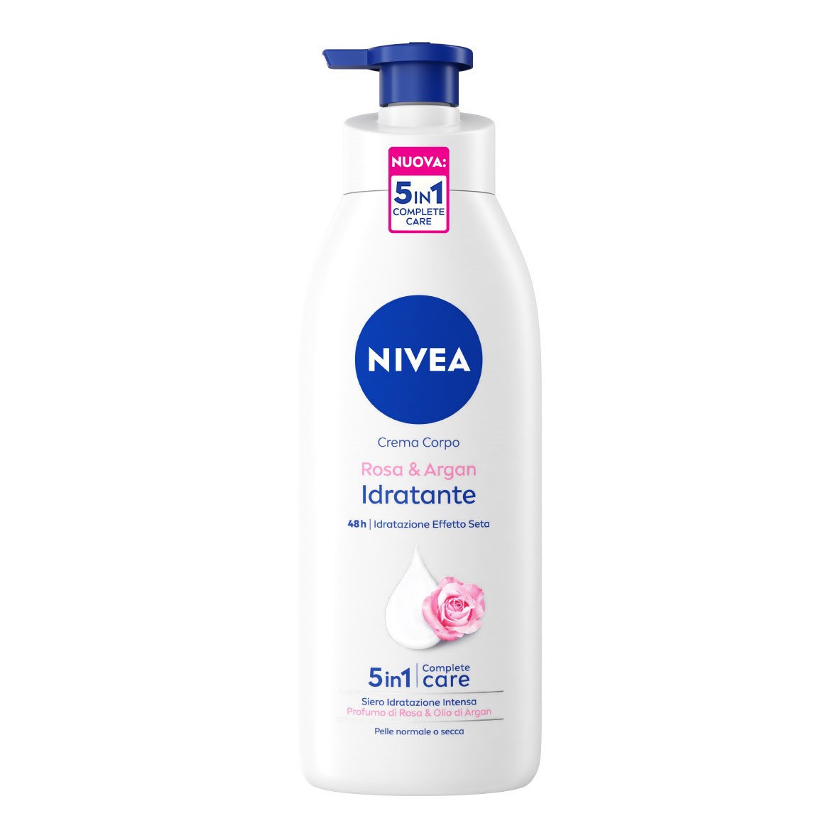 Nivea Crema Corpo Rosa E Argan Per Pelli Normali E Secche 500ml