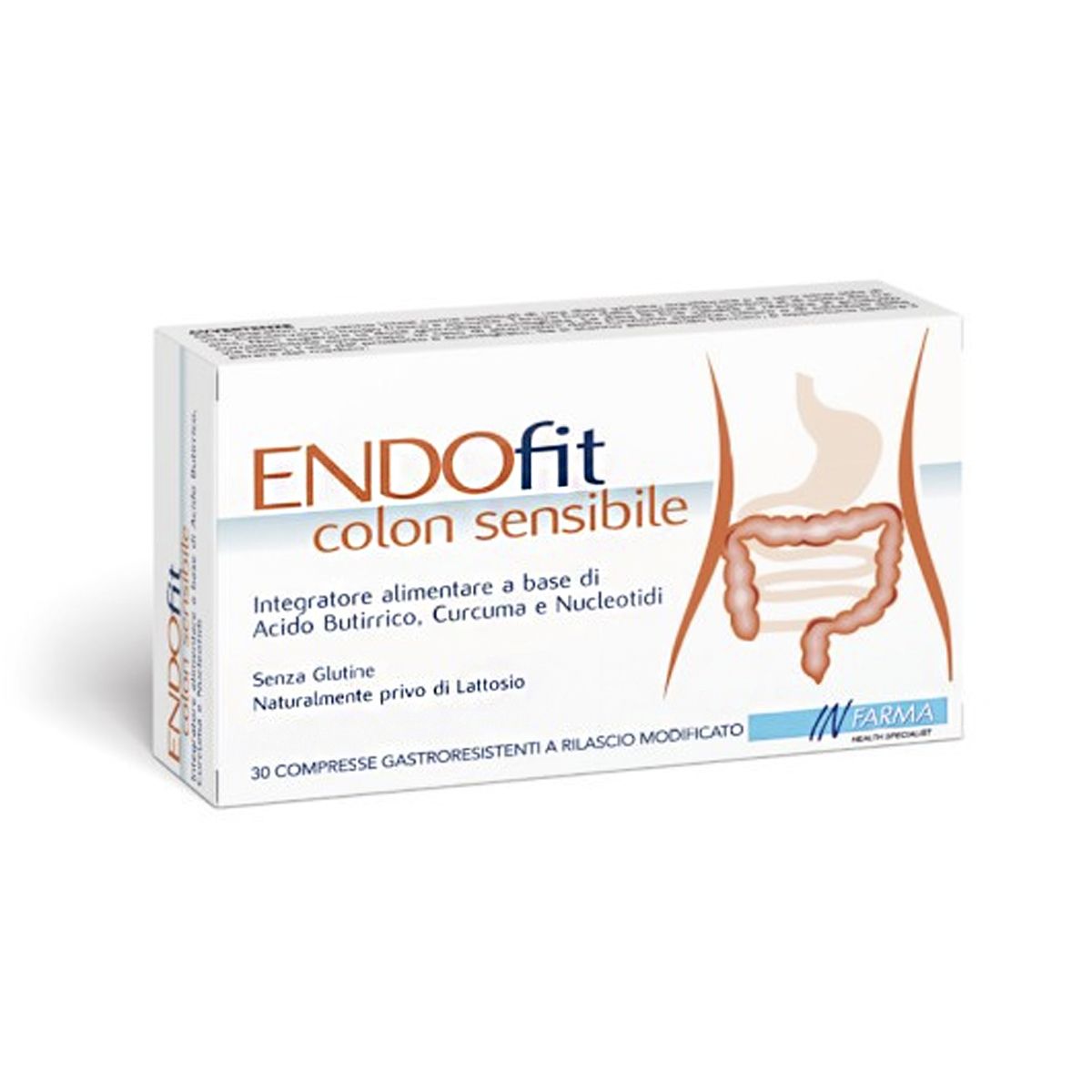 Endofit Integratore Colon Sensibile 30 Compresse