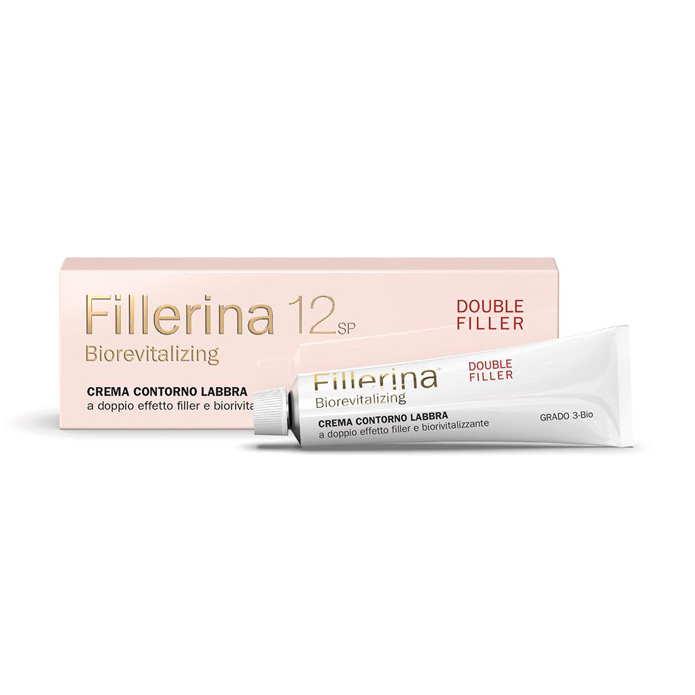 image - 983681053 - Fillerina 12 double filler Biorevitalizing Crema contorno labbra anti-età grado 3 Bio 15ml - 4740031_1.jpg