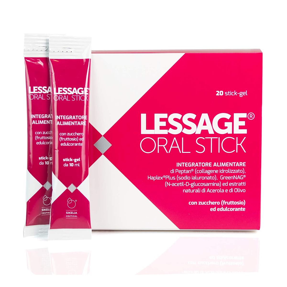 Lessage Oral Stick Integratore Pelle 20 Stick