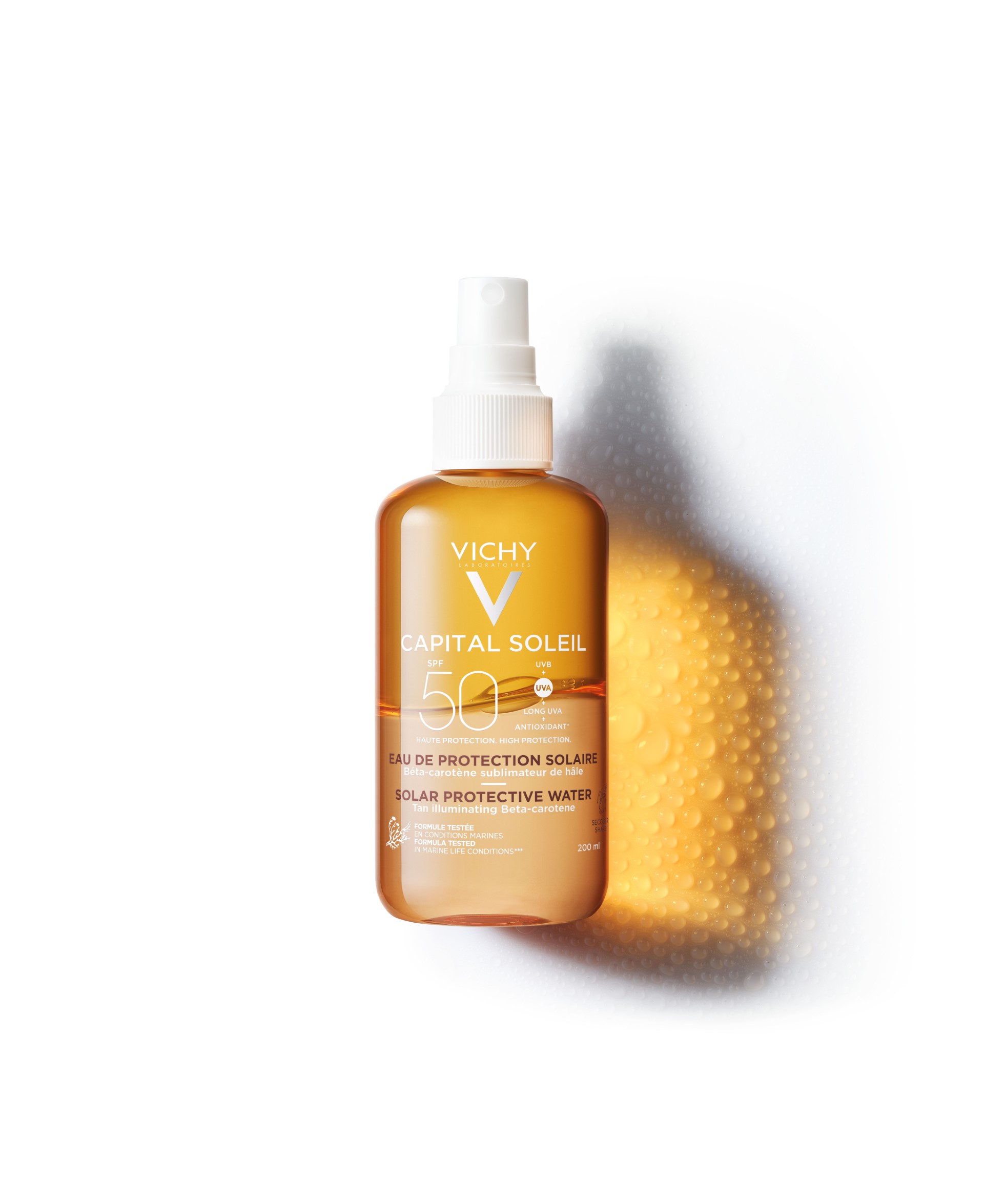 image - 978837425 - Acqua solare protettiva con SPF 50 per un' abbronzatura intensa . La formula con beta-carotene stimola una colorazione dorata e uniforme, proteggendo la pelle dai raggi UVA e UVB. Adatta a tutti i tipi di pelle, anche sensibili. - 7896582_2.jpg