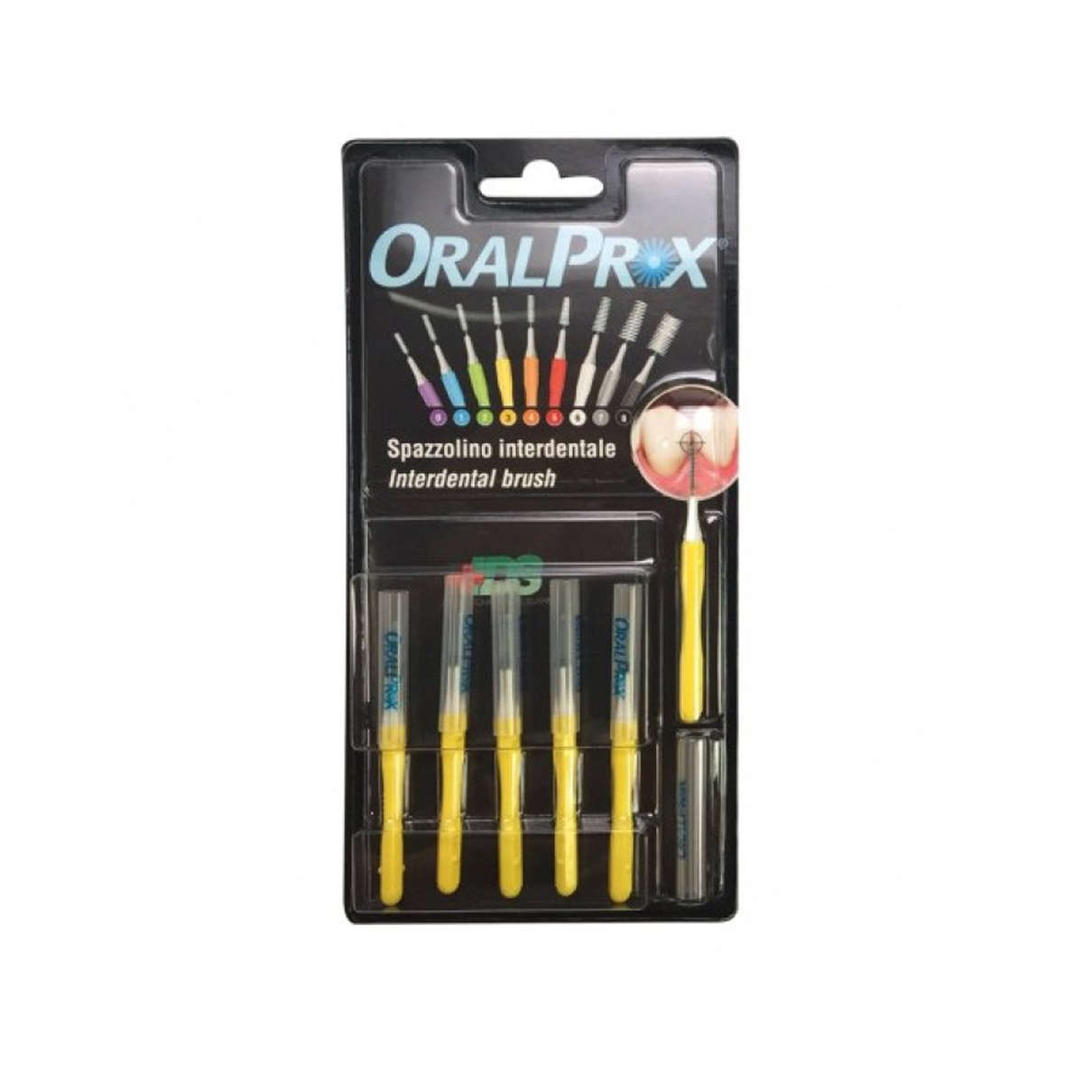 920597616 - ORALPROX BLISTER DA 6 SPAZZOLINI INTERDENTALI MISURA 3 COLORE GIALLO - 4717467_1.jpg