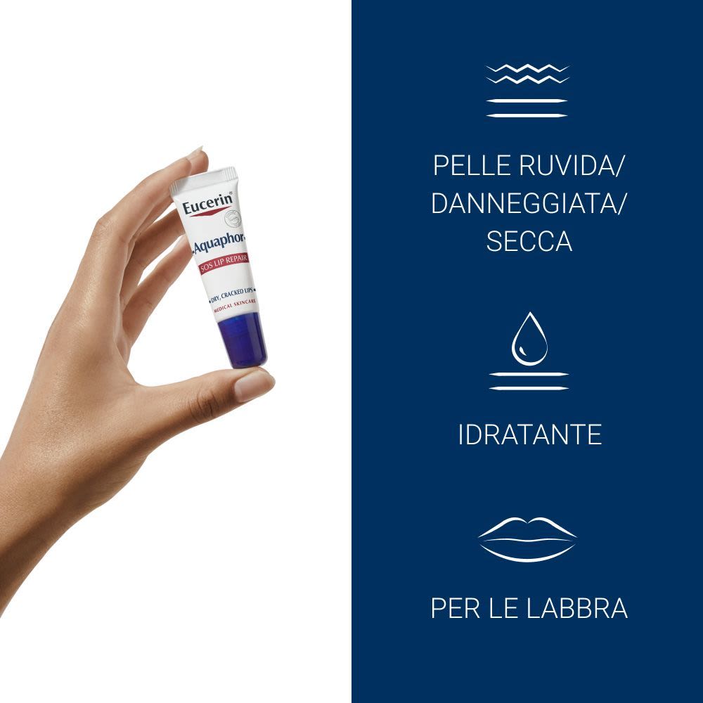 image - 980426237 - Eucerin Aquaphor Sos Gel Riparatore Labbra 10ml - 4736243_4.jpg