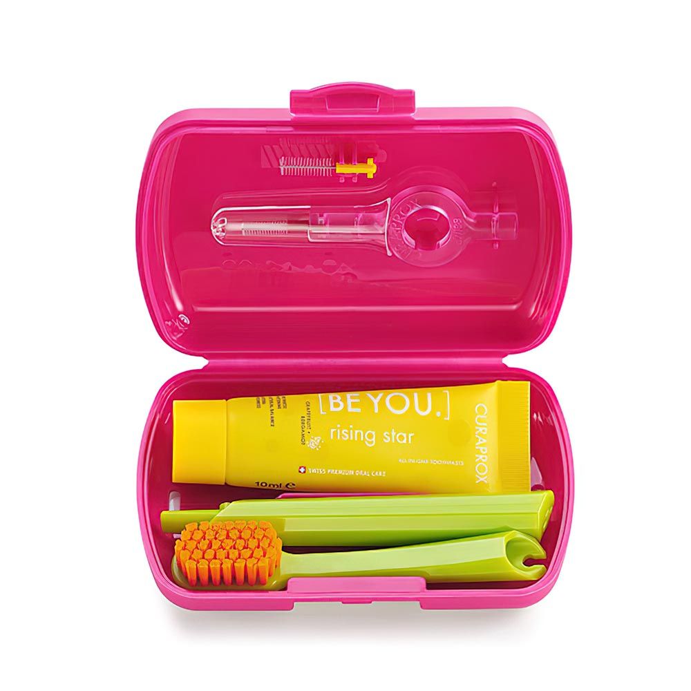 Curaprox Travel Set Igiene Orale Magenta