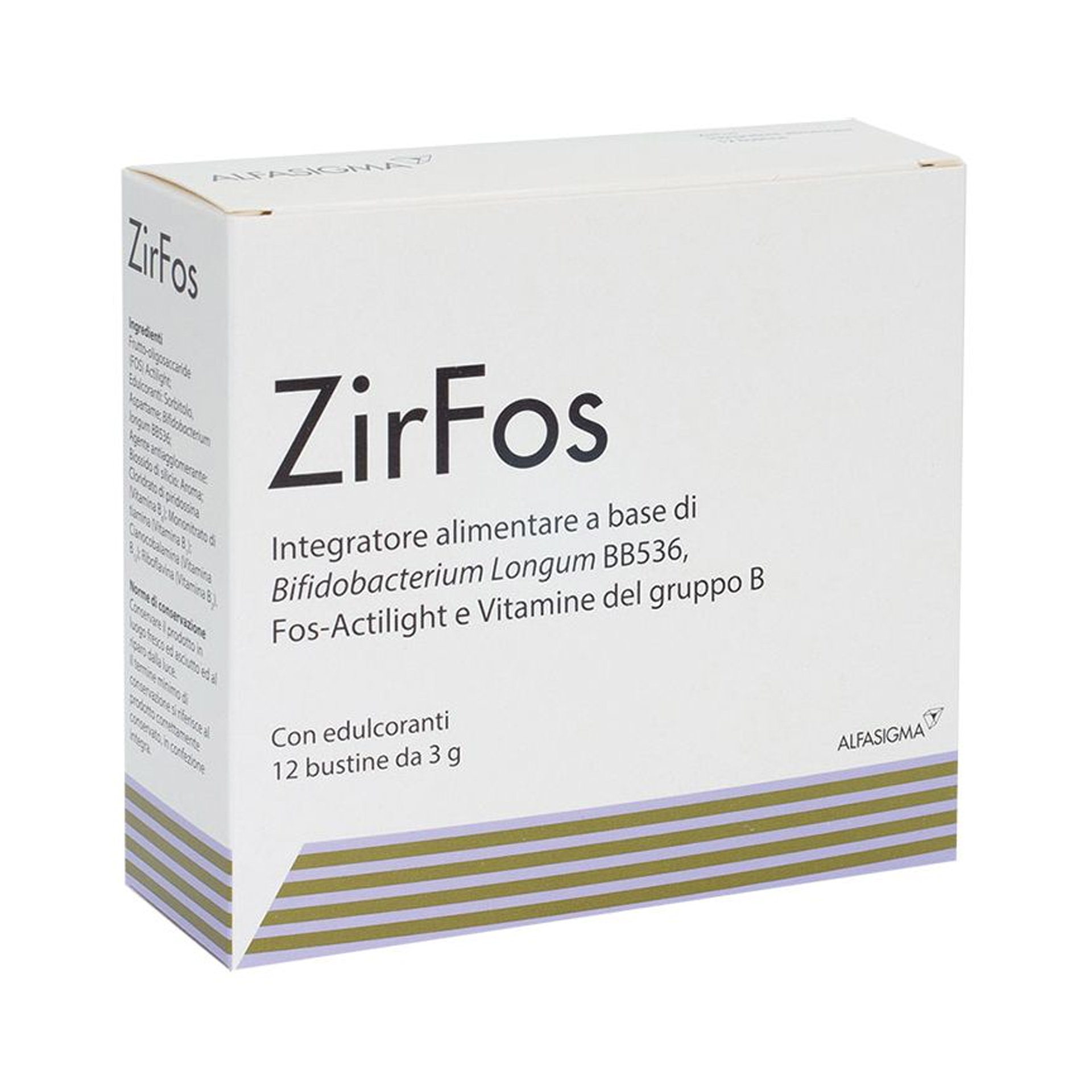 Zirfos Integratore Fermenti Lattici 12 Bustine