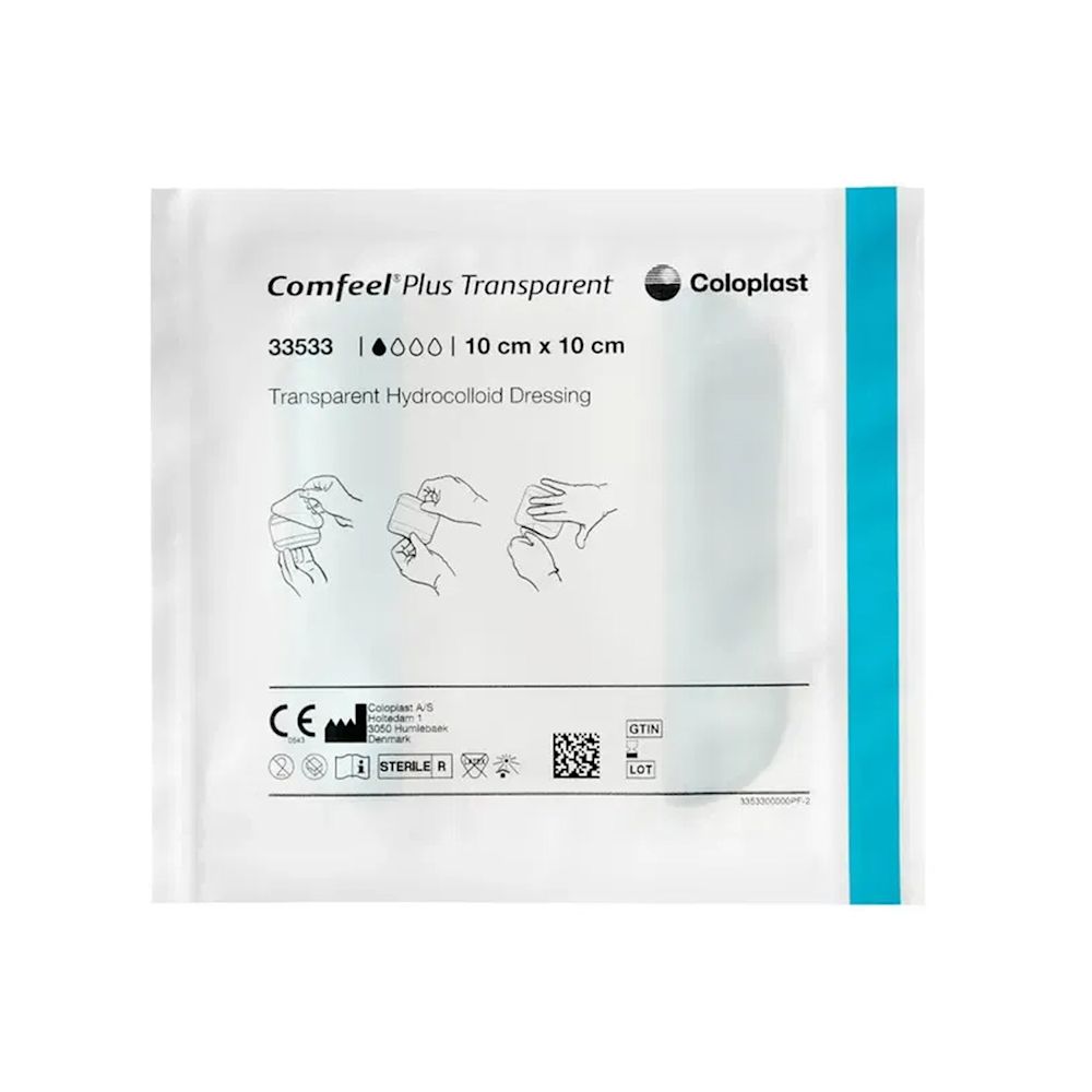 image - 971096502 - Medicazione idrocolloidale trasparente 10x10cm, adatta per lesioni croniche e acute con essudato da basso a moderato; può rimanere in situ fino a 7 giorni. - 7891549_4.jpg