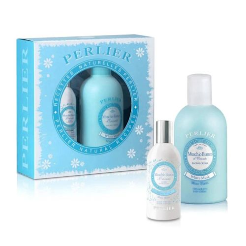 982713354 - Perlier Cofanetto Elisir Donna Muschio Bianco d'Oriente Profumo + Bagno schiuma 500ml - 4738892_1.jpg