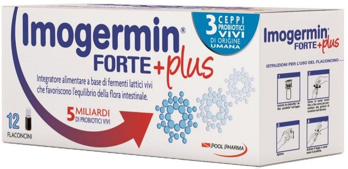 Imogermin Forte Plus Integratore Probiotici 12 Flaconcini