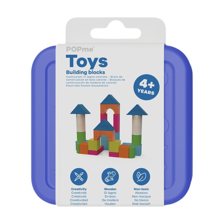 image - 984998070 - Set di 24 costruzioni in legno colorate con vernice atossica, adatte a bambini dai 4 anni in su, per stimolare la creativit&agrave; e l'immaginazione. - 4872844_2.jpg