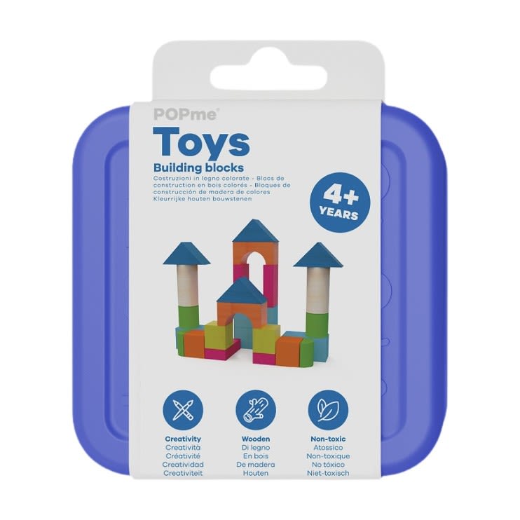 image - 984998070 - Set di 24 costruzioni in legno colorate con vernice atossica, adatte a bambini dai 4 anni in su, per stimolare la creatività e l'immaginazione. - 4872844_2.jpg