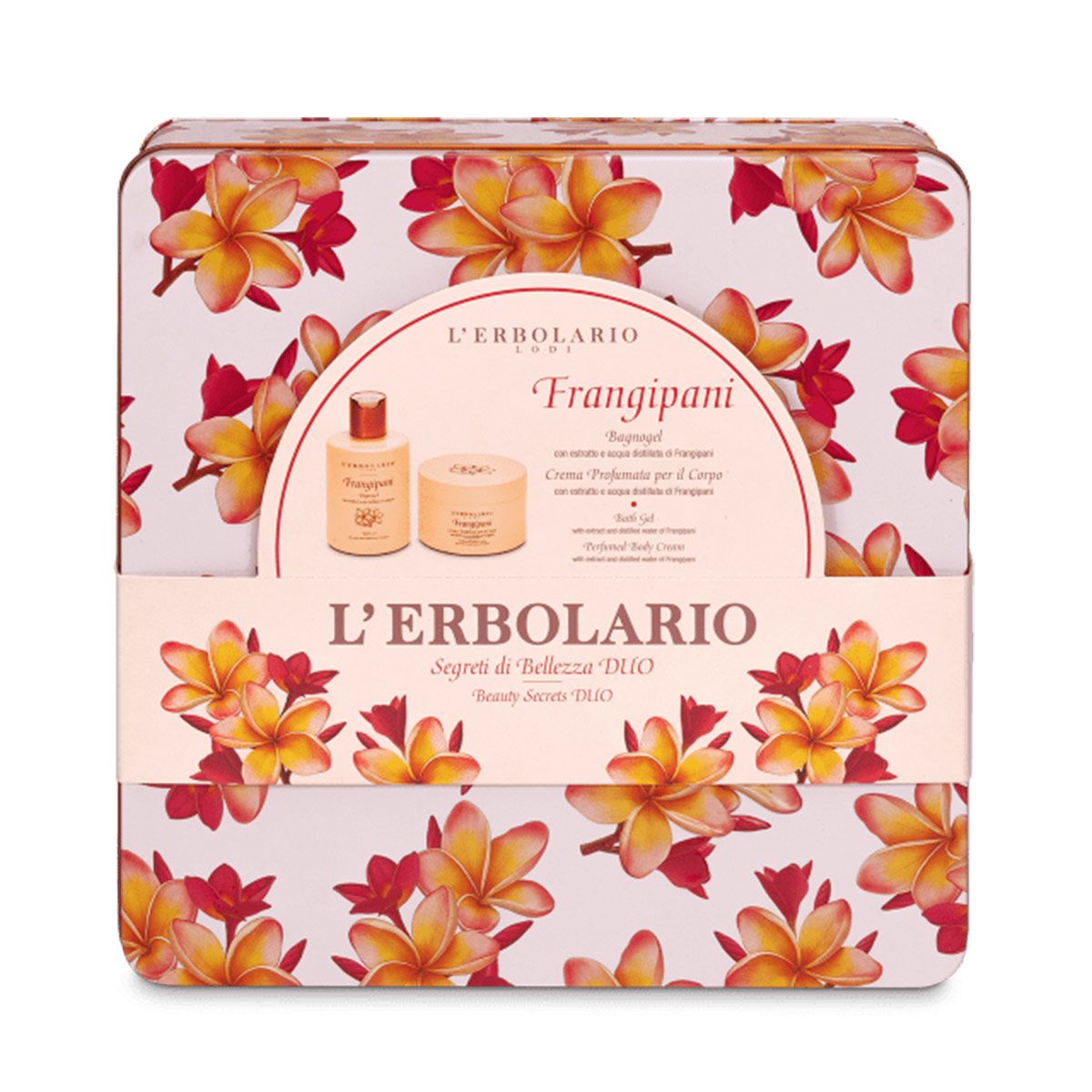 L'erbolario Frangipani Segreti Di Bellezza Duo Bagnogel + Crema Corpo