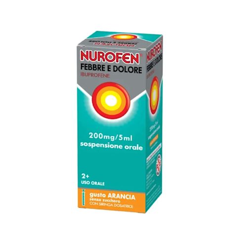image - 044658060 - NUROFEN FEBBRE E DOLORE*orale sosp 100 ml 200 mg/5 ml arancia senza zucchero con siringa dosatrice - 4858542_1.jpg