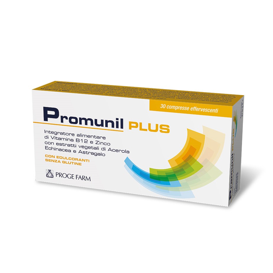 Promunil Plus Integratore Vitamina B12 E Zinco 30 Compresse Effervescenti