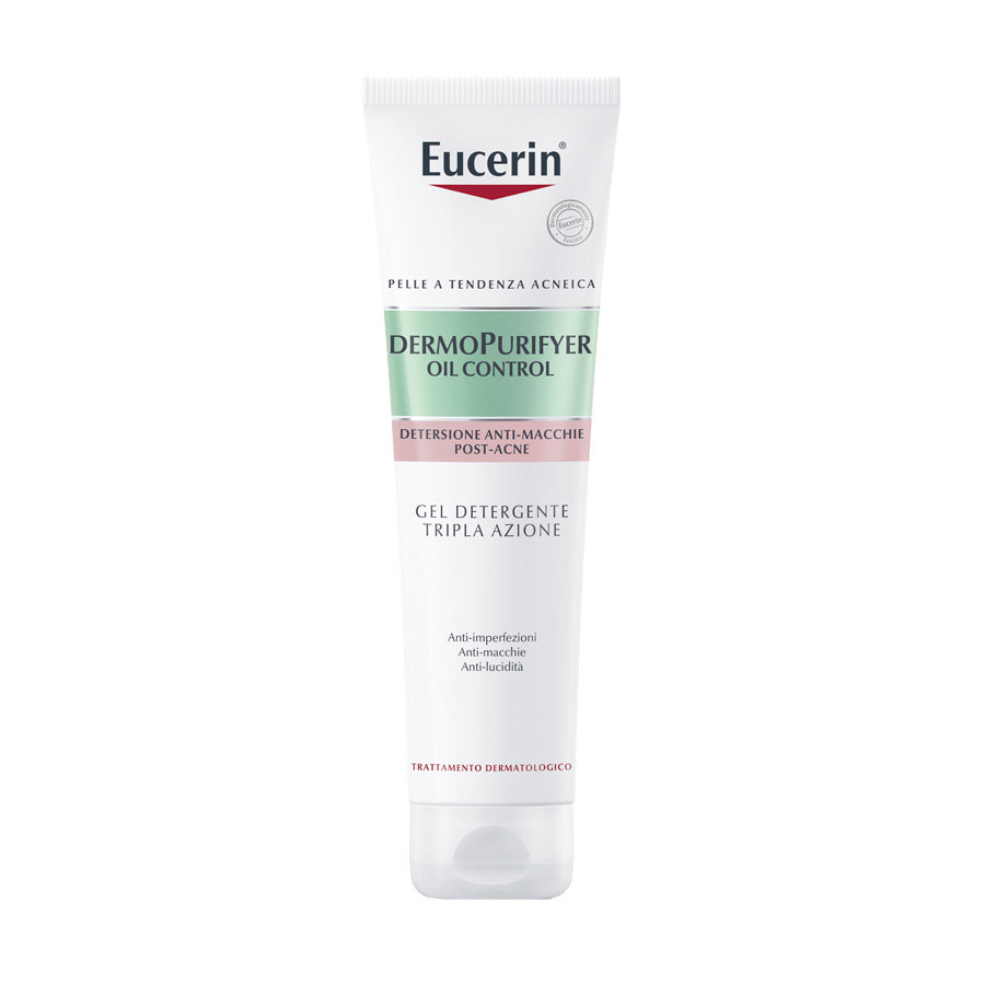Eucerin Dermopurifyer Oil Control Gel Detergente Tripla Azione 150ml