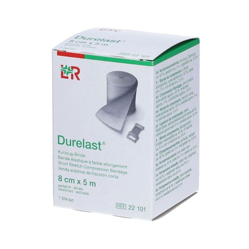 image - 908366661 - Benda elastica a bassa estensibilità da 8x500cm con graffette, indicata per applicazioni in terapia flebologica, trattamento del linfedema e supporto in distorsioni e contusioni. - 0007042_2.jpg