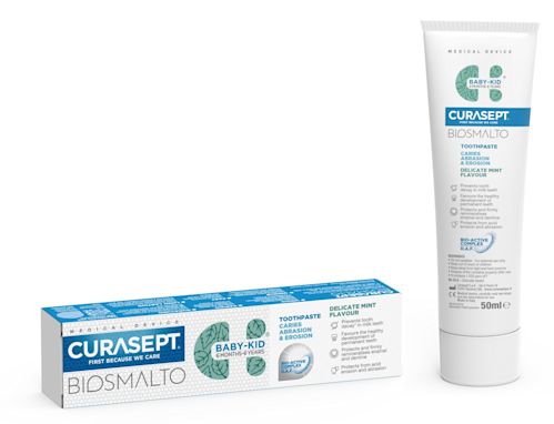 978103618 - Curasept Biosmalto Dentifricio Baby Kid Menta 50ml - 4706175_1.jpg