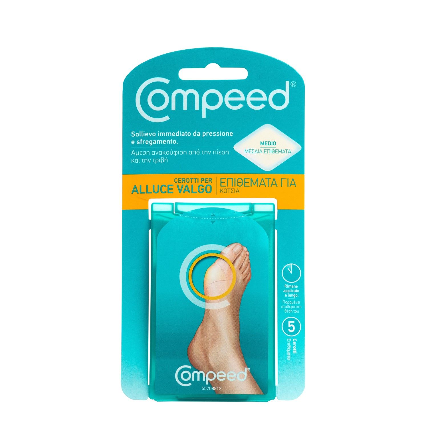 Compeed Cerotti Alluce Valgo 5 Pezzi