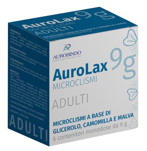 Aurolax Microclismi per Adulti 6 Pezzi