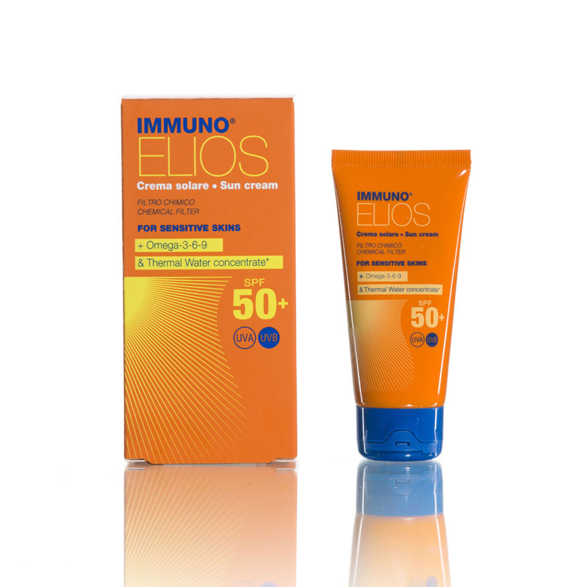 Immuno Elios Crema Solare Pelli Sensibili SPF 50+ 50ml