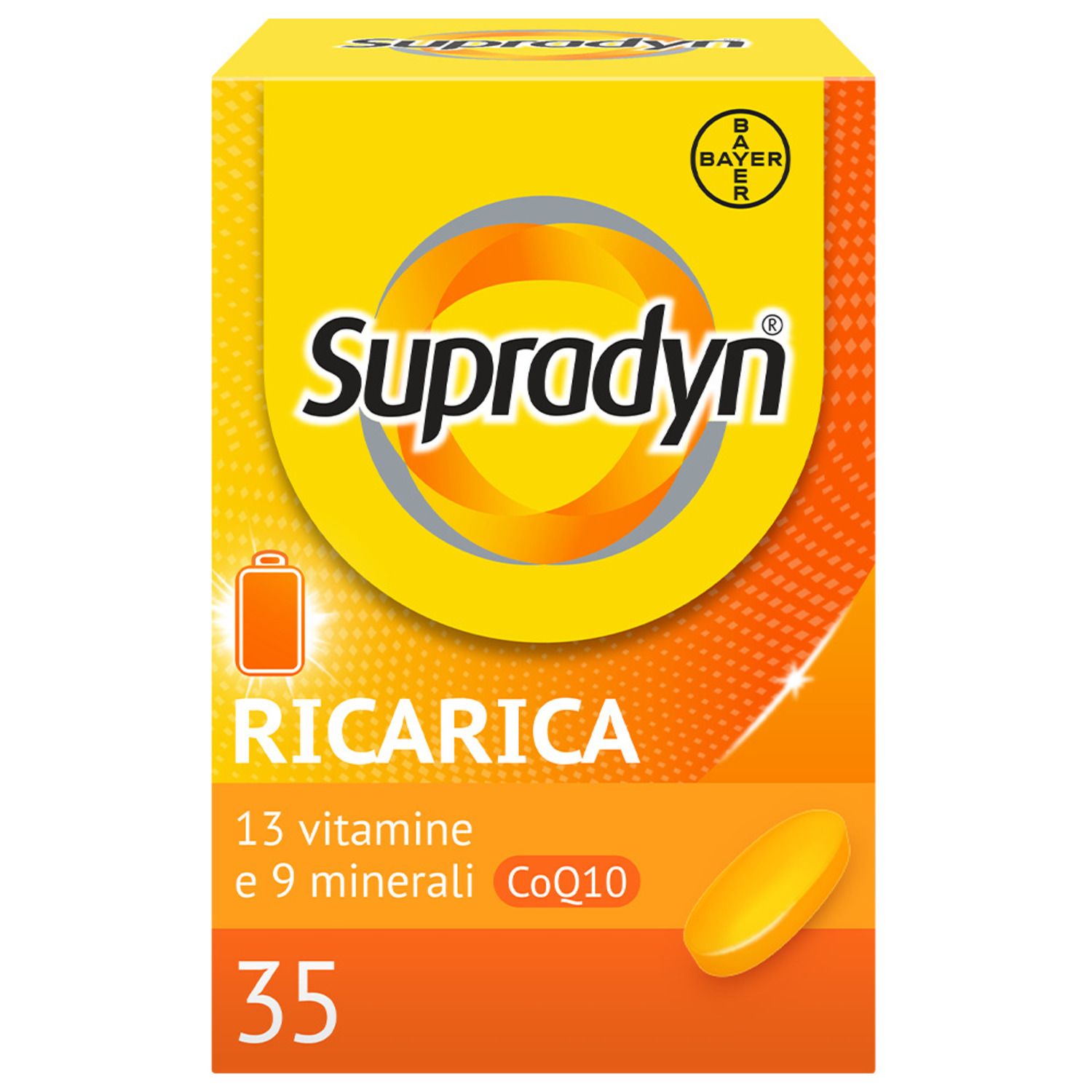 Supradyn Ricarica Integratore multivitamine Completo E Minerali Con Co-q10 35 Compresse