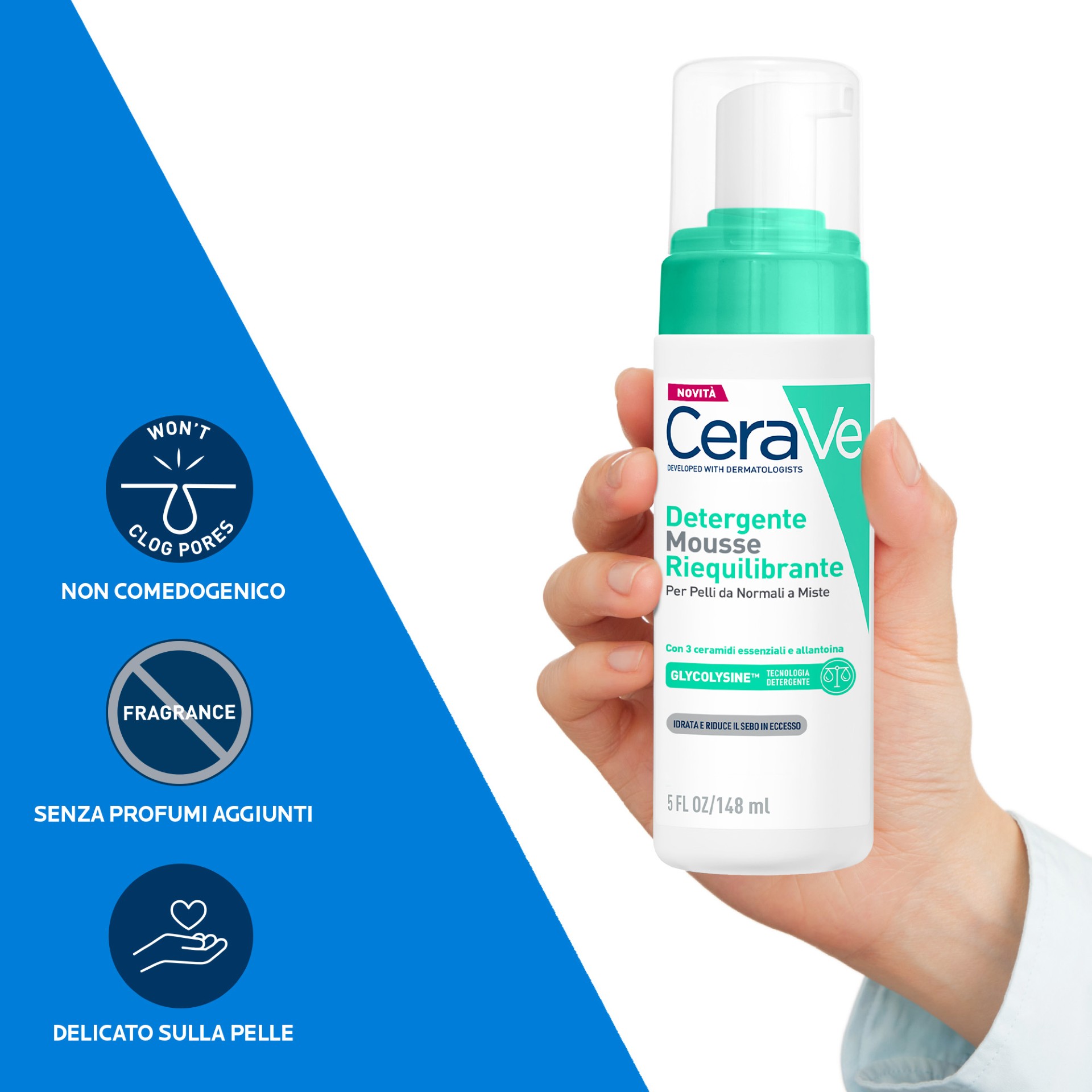 image - 989252337 - CERAVE MOUSSE DETERGENTE RIEQUILIBRANTE 148 ML - 4804568_5.jpg